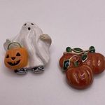 Lot Of 2 Brooch Pins Autumn / Halloween Photo 0