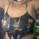 Pretty Little Thing Tie Dye Corset Top Photo 0