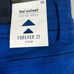 Forever 21 NWT The Sunset Mid Rise Skinny Jeans Womens 30 Blue Streetwear Urban Photo 4