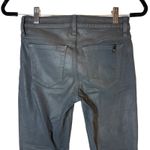 joe's jeans  Womens Size 25 Coated Skinny Jeans Dark Grey Whimsygoth Holidy Photo 2