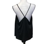 Sherosa Black Lace Trim Cami Tank Top Racerback Strappy Photo 5