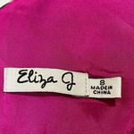 Eliza J . Women’s Cocktail Dress Pockets Floral Printed Gray Black Size 8 EUC Photo 3