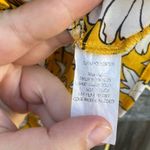 Charlotte Russe  Yellow Floral Wrap Top | XL Photo 3