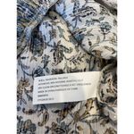 Shoshanna TAN FLORAL PAISLEY Printed Tie-Neck Puff Sleeve Blouse Top XS #158 Photo 7