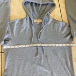 Michael Kors Blue Hoodie Women’s S – Asymmetrical Hem Pullover Photo 7