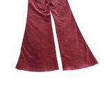J Brand  Ali High Rise Merlot maroon Patch Pocket Flare‎ Corduroy Bell Bottom 25 Photo 8