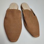 Cole Haan GRAND OS CAMEL TAN PERFORATED LEATHER MULE SLIDE FLATS 8B Photo 1
