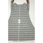TwelveMonths Gray Striped Elbow Patch Jersey Knit Swing Dress size Small Causal Photo 7