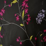 Donna Ricco  black short sleeved long floral dress Photo 2