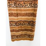 Sag Harbor Vintage 90s Womens Dress Size 12 Brown Animal Print Maximalist Safari Photo 8