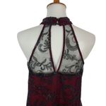 Altar'd State  Maroon Lace Sleeveless Mini Dress Small Cottagecore Boho Photo 5