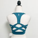 Free People Movement Hague Blue Synergy Racerback Cross Back Crop Top XS New Photo 4