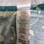 LuLaRoe Linnae Bird Print Long Sleeve Tunic Top - Green and Cream Photo 6