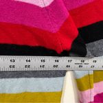 Pam & Gela  women's multistripe crew neck sweater size small petite wool Y2K Photo 6
