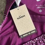 Nike  Swimsuit Womens XL One Piece Back Zip Burgundy Polka Dots Bathing Suit New Photo 9