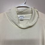 Misook  Womens Cream Cowl Neck Minimalist Office Sweater sz‎ Large Photo 1