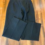 New York & Company Pants Petite Medium Black with Silver Shimmer Pinstripes Size undefined Photo 5
