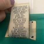 ICE Vintage Knee Length Tee Dress Green Blue White Paisley Type Pattern Size 6 Photo 10