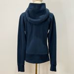 Lululemon  Scuba Hoodie Size 6 Mach Blue Light Cotton Fleece Zip Up Winter Cozy Photo 8