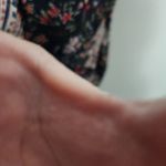 Westport  Navy Paisley Cold Shoulder Blouse Size Medium Photo 6