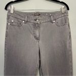 J. McLaughlin  Mid Rise Skinny Fit Straight Leg Modern Stretch Gray Denim Size 8 Photo 2