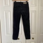 IRO  Biba Side-Snap Skinny Jeans High-Rise Washed Black Size 26 Photo 5