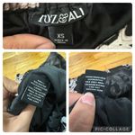 Roz & Ali Size XS Pink & Black Paisley Maxi Skirt Elegant Design Photo 3