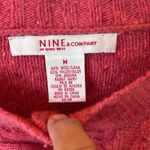 Nine & Co. Wool Nylon Angora Pink cardigan Sweater Photo 4