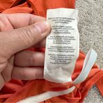 The Bikini Lab  Women’s Tie Front One-Piece Swimsuit Beach in Orange Size S Photo 13