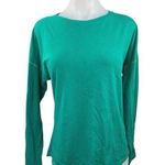 Terez  Women's Green Crew Neck Long Sleeve Pullover Activewear Sports Top Size S Photo 0
