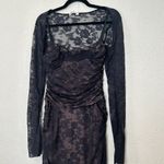 House Of CB HOUSE OF‎ CB 'Artemis' Black Lace Maxi Dress NWOT size L Photo 5