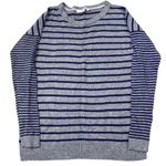 Boden Gray and Blue Striped Women's wool blend Sweater Size 4 Photo 0