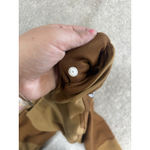 LULULEMON Nulu Colour Block High Rise 25" Tight Copper Brown Bold Beige Size 6 Photo 2