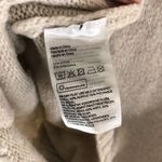 H&M  Womens Cardigan Sweater Chunky Knit Wool Blend Beige XS Photo 4