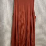 RVCA Rust Orange Sleeveless Tank Dress Size Small with Pockets Photo 0
