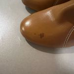 Clarks  Santee Charm Women's Size 9 Shoes Cognac Leather Slip On Wedge Mules Photo 1