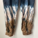 Young Fabulous and Broke  silky tie dye satin jogger in navy blue size sm… Photo 3