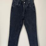 Aritzia Denim Forum Dillon High Rise Slim Black Jeans 28L Size 25 Photo 1