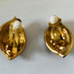 Vintage Purple and Gold Floral Shaped Clip Photo 1