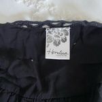 Honolua Mahine Black Eyelet Lace Trim Tunic Tropical Surf Hawaii Beach Boho S/M Photo 5