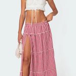Edikted  red gingham skirt Photo 0