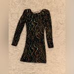 Dress the Population NEW Nathalia Sequined Long-Sleeve Mini dress sz XS Photo 1