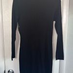 Riley & James  Bodycon Sweater Dress. Black. Large. Photo 5