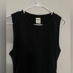 PINK - Victoria's Secret  Dress Tank Top Dress Cinched Soft Comfy Black Size L XL Photo 0