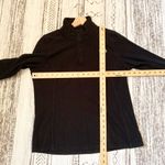 The North Face Black Fleece Half Zip Long Sleeves Sweatshirt Large Photo 5