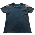 Affliction  S Rhinestone Wing Bleach Wash Graphic Tee‎ Bikercore Grunge Moto Punk Photo 4