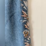 Y2K Vintage Embellished Embroidered Beaded Flare Jeans Low Rise 2000s Fairy Boho Blue Size 27 Photo 13