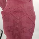 Calia by Carrie Calia seamless high waisted leggings star cutout design crimson trek size medium Photo 9