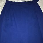 Saint Laurent  Cobalt Midi Skirt Photo 2
