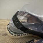 Clarks  Artisan Shoes Women 7 1/2 M Blue Hessian Wedge Sandals Flower Boho Preppy Photo 6